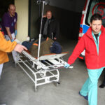 4.12.2013 Ćwiczenia Straży Pożarnej na SORze w Szpitalu Wojewódzkim / Wojciech Habdas / Radio Kielce