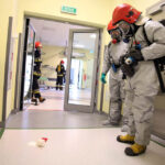 4.12.2013 Ćwiczenia Straży Pożarnej na SORze w Szpitalu Wojewódzkim / Wojciech Habdas / Radio Kielce