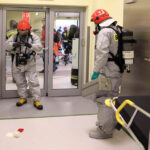 4.12.2013 Ćwiczenia Straży Pożarnej na SORze w Szpitalu Wojewódzkim / Wojciech Habdas / Radio Kielce