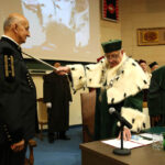 Uroczyste nadanie tytułu doktora honoris causa Politechniki Świętokrzyskiej prof. dr hab. inż. Antoniemu J. Tajdusiowi, dr h.c. / Wojciech Habdas / Radio Kielce