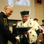 Uroczyste nadanie tytułu doktora honoris causa Politechniki Świętokrzyskiej prof. dr hab. inż. Antoniemu J. Tajdusiowi, dr h.c. / Wojciech Habdas / Radio Kielce