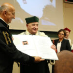 Uroczyste nadanie tytułu doktora honoris causa Politechniki Świętokrzyskiej prof. dr hab. inż. Antoniemu J. Tajdusiowi, dr h.c. / Wojciech Habdas / Radio Kielce