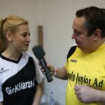 Jedyna kobieta w turnieju, Katarzyna Maczuga z drużyny Gieksiarzy / Kamil Król / Radio Kielce