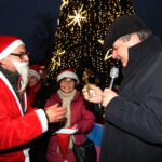 Świąteczne Kielce. 6 grudnia Prezydent Kielc uruchomił iluminację choinki. / Wojciech Habdas / Radio Kielce