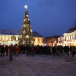 Świąteczne Kielce. 6 grudnia Prezydent Kielc uruchomił iluminację choinki. / Wojciech Habdas / Radio Kielce