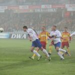 Fragment meczu Korona Kielce - Podbeskidzie Bielsko-Biała / Kamil Król / Radio Kielce