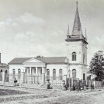 Ulica Sienkiewicza - kościół ewangelicko-augsburski Świętej Trójcy, 1885 rok / fotopolska.eu