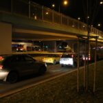 Autobus MPK staranował kilka samochodów w centrum Kielc. / Piotr Michalski / Radio Kielce