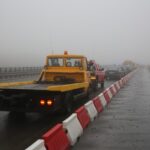 Karambol na drodze krajowej nr 7 / Piotr Michalski / Radio Kielce