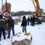 Kamienne bloki na Skwerze Pamięci Ofiar Katyńskich. / Piotr Michalski / Radio Kielce