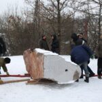 Kamienne bloki na Skwerze Pamięci Ofiar Katyńskich. / Piotr Michalski / Radio Kielce