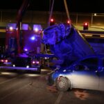 Autobus MPK staranował kilka samochodów w centrum Kielc. / Piotr Michalski / Radio Kielce