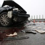 Karambol na drodze krajowej nr 7 / Piotr Michalski / Radio Kielce