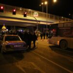 Autobus MPK staranował kilka samochodów w centrum Kielc. / Piotr Michalski / Radio Kielce