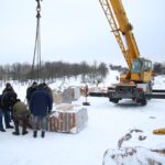 Kamienne bloki na Skwerze Pamięci Ofiar Katyńskich. / Piotr Michalski / Radio Kielce