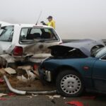 Karambol na drodze krajowej nr 7 / Piotr Michalski / Radio Kielce