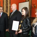 Siedmiu Wspaniałych 2013 -  Sara Domagała wraz z opiekunami / Stanisław Blinstrub / Radio Kielce