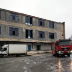 Pożar w budynku Kielczanki przy ulicy Górnej / Wojciech Habdas / Radio Kielce