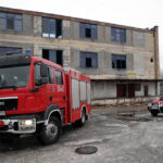 Pożar w budynku Kielczanki przy ulicy Górnej / Wojciech Habdas / Radio Kielce