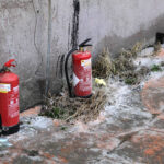 Pożar w budynku Kielczanki przy ulicy Górnej / Wojciech Habdas / Radio Kielce