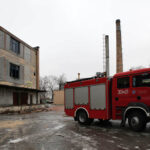 Pożar w budynku Kielczanki przy ulicy Górnej / Wojciech Habdas / Radio Kielce