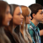 W DŚT odbył się finał akcji Choinka pod choinkę 2013. Hubert Długosz - jeden ze stypendystów. / Wojciech Habdas / Radio Kielce