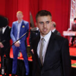 62. Plebiscyt Świętokrzyskie Gwiazdy Sportu 2013. Najpopularniejszy sportowiec - miejsce 6 - Karolina Kołeczek - Trójka Sandomierz - nagrodę odbiera zastępca. / Wojciech Habdas / Radio Kielce