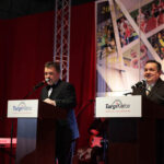 62. Plebiscyt Świętokrzyskie Gwiazdy Sportu 2013. Galę prowadzili dziennikarze Radia Kielce Marek Cender i Jakub Rożek. / Wojciech Habdas / Radio Kielce