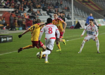 Fragment meczu Korona Kielce - Widzew Łódź / Krzysztof Żołądek / Radio Kielce