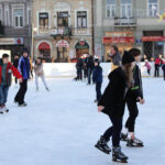 6.1.2014 Lodowisko na Rynku. / Wojciech Habdas / Radio Kielce