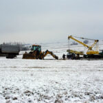Energetycy naprawiają uszkodzone linie elektryczne w okolicach Bodzentyna. / Paweł Klepka / Radio Kielce