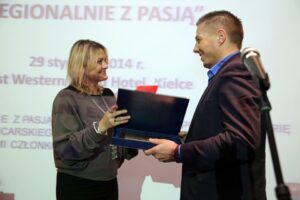 Gala Konkursu Lider Aktywności Lokalnej wyróżniony Marcin Chłodnicki / Stanisław Blinstrub / Radio Kielce