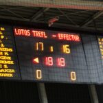 Fragment meczu VI rundy Pucharu Polski Lotos Trefl Gdańsk - Effector Kielce / Kamil Król / Radio Kielce