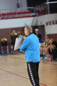 Fragment meczu VI rundy Pucharu Polski Lotos Trefl Gdańsk - Effector Kielce / Kamil Król / Radio Kielce