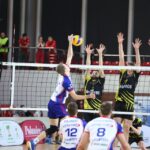 Fragment meczu VI rundy Pucharu Polski Lotos Trefl Gdańsk - Effector Kielce / Kamil Król / Radio Kielce