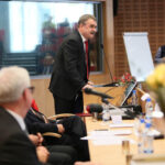 Jubileusz 40-lecia pracy naukowej prof. zw. dr hab. Ryszarda Michała Czarnego. Wojciech Lubawski, prezydent Kielc / Wojciech Habdas / Radio Kielce