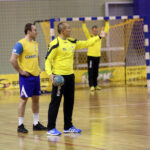 Pierwsze treningi z drużyną przeprowadził dzisiaj w Hali Legionów nowy trener Vive Targów Kielce Tałant Dujszebajew. / Wojciech Habdas / Radio Kielce