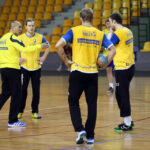 Pierwsze treningi z drużyną przeprowadził dzisiaj w Hali Legionów nowy trener Vive Targów Kielce Tałant Dujszebajew. / Wojciech Habdas / Radio Kielce