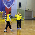 Pierwsze treningi z drużyną przeprowadził dzisiaj w Hali Legionów nowy trener Vive Targów Kielce Tałant Dujszebajew. / Wojciech Habdas / Radio Kielce