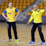 Pierwsze treningi z drużyną przeprowadził dzisiaj w Hali Legionów nowy trener Vive Targów Kielce Tałant Dujszebajew. / Wojciech Habdas / Radio Kielce