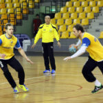 Pierwsze treningi z drużyną przeprowadził dzisiaj w Hali Legionów nowy trener Vive Targów Kielce Tałant Dujszebajew. / Wojciech Habdas / Radio Kielce