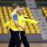 Pierwsze treningi z drużyną przeprowadził dzisiaj w Hali Legionów nowy trener Vive Targów Kielce Tałant Dujszebajew. / Wojciech Habdas / Radio Kielce