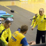 Pierwsze treningi z drużyną przeprowadził dzisiaj w Hali Legionów nowy trener Vive Targów Kielce Tałant Dujszebajew. / Wojciech Habdas / Radio Kielce