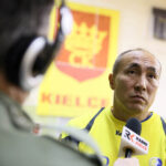 Pierwsze treningi z drużyną przeprowadził dzisiaj w Hali Legionów nowy trener Vive Targów Kielce Tałant Dujszebajew. / Wojciech Habdas / Radio Kielce