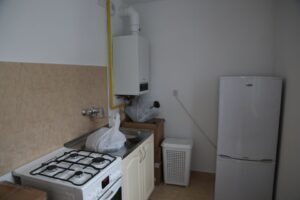 Tak wygląda kuchnia w jednym z mieszkań / Kamil Król / Radio Kielce