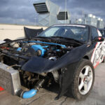 XXII finał WOŚP.  Drift, czyli jazda w poślizgu na dachu Galerii Korona / Kamil Król / Radio Kielce