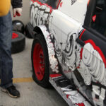 XXII finał WOŚP.  Drift, czyli jazda w poślizgu na dachu Galerii Korona / Kamil Król / Radio Kielce