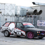 XXII finał WOŚP.  Drift, czyli jazda w poślizgu na dachu Galerii Korona / Kamil Król / Radio Kielce