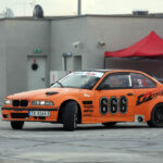 XXII finał WOŚP.  Drift, czyli jazda w poślizgu na dachu Galerii Korona / Kamil Król / Radio Kielce