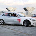 XXII finał WOŚP.  Drift, czyli jazda w poślizgu na dachu Galerii Korona / Kamil Król / Radio Kielce